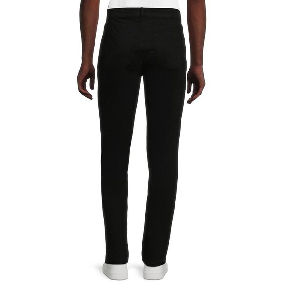 George Men’s and Big Men’s Premium 5 Pocket Garment Washed Pants, Size 30x32 - Picture 2 of 5